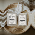 Paradise Tropical Fruity Vanilla Scented Candle Gift For Best Friend Sister Spouse Family BandsCo Straps