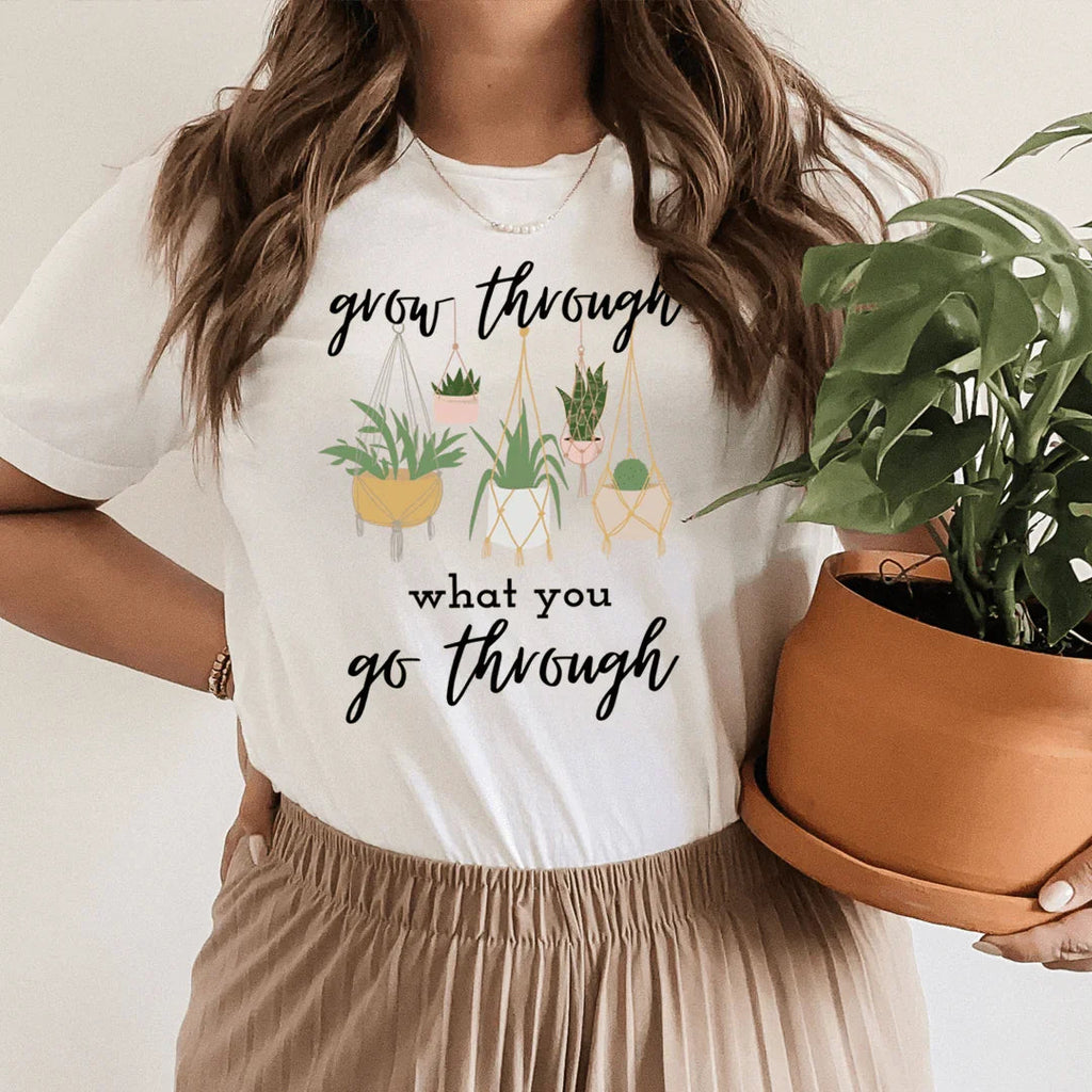 Grow Through What You Go Through Tee - SJB-DIAMOND ELITES