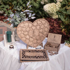 Alternative Wedding Guest Book Heart - SJB-DIAMOND ELITES