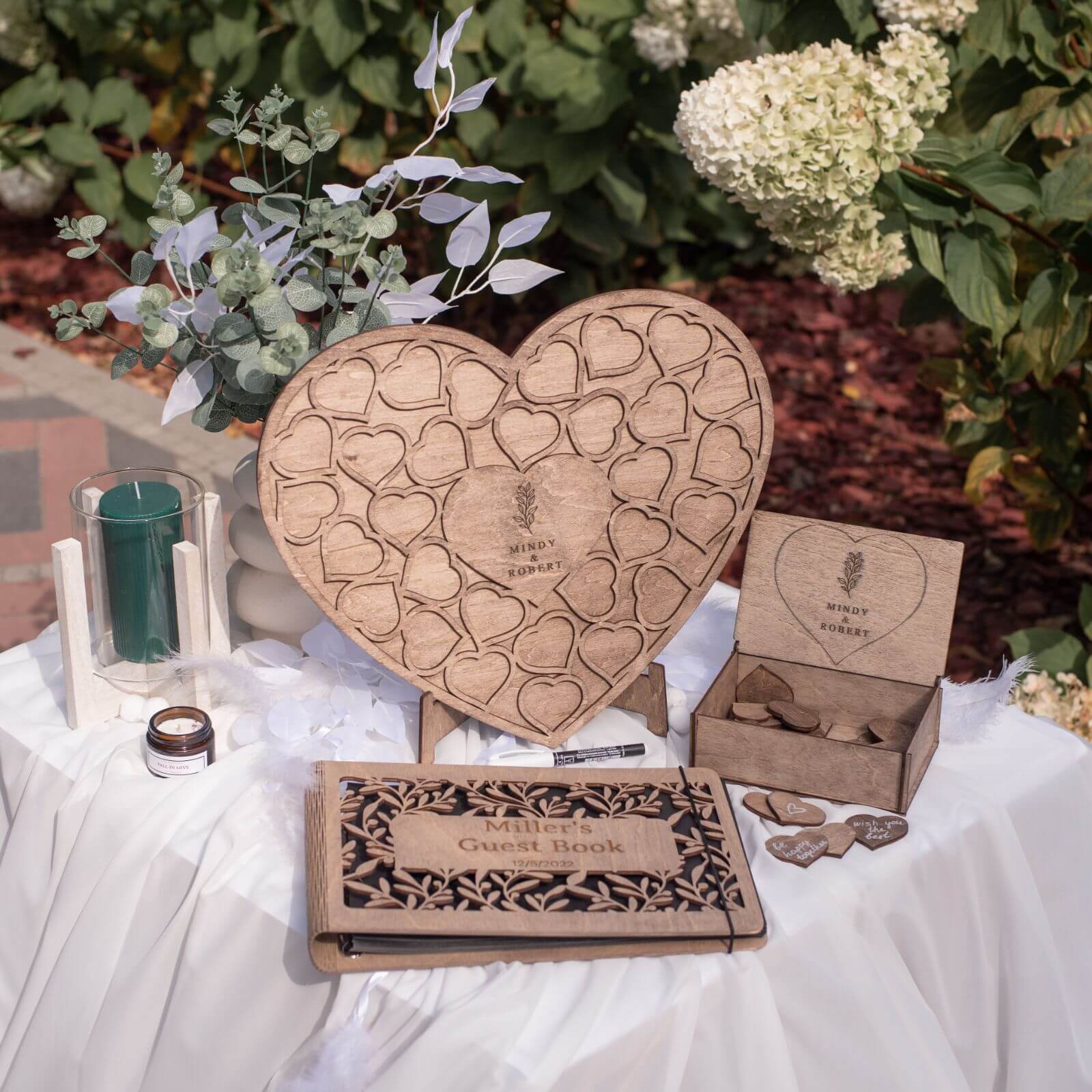 Alternative Wedding Guest Book Heart - SJB-DIAMOND ELITES