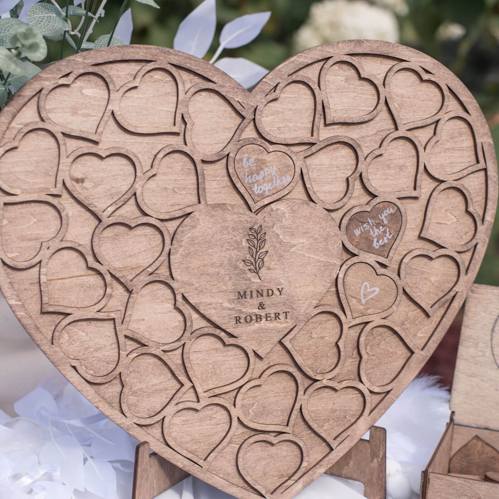 Alternative Wedding Guest Book Heart - SJB-DIAMOND ELITES