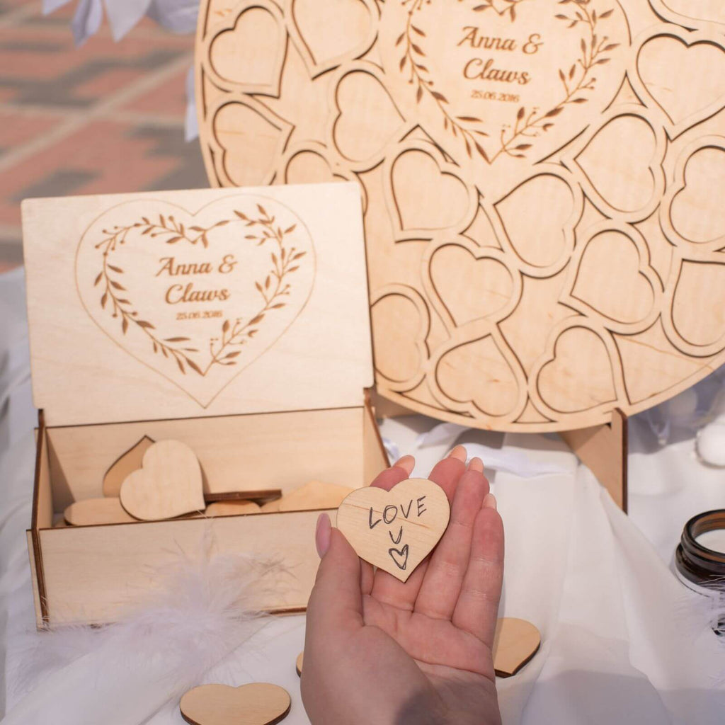 Alternative Wedding Guest Book Circle - SJB-DIAMOND ELITES