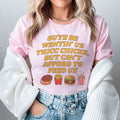 Guys Be Wantin' Us Thicc Chicks Tee Peachy Sunday