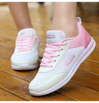 Gym Woman Spring Summer Sneakers Breathable Women Casual Shoes Trainers Running Shoes Light Mesh Tennis Casual Sneakers Fashion Walking Shoes For Womens Stevvex