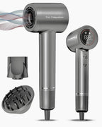 Hair Dryer with Diffuser and Nozzle 5 Temps & 2 Speeds Smoky Grey Lootquake LLC
