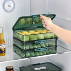 Transparent Dumpling Storage Box Pi-Mart