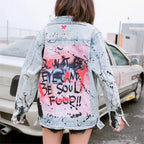 Graffiti Denim Jacket Pi-Mart
