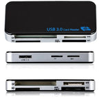 USB 3.0 Memory Card Reader Adapter 5GBPS Fit For CF/TF/SD/Micro SD/XD/M2/MS Card Pi-Mart