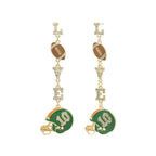 Madison Tyler Baseball Earrings for Women | Football Mom Earrings | Sport Earrings for Women | Cute Statement Earrings for Women | Game Day Earrings Dangling Jewelry Lootquake LLC
