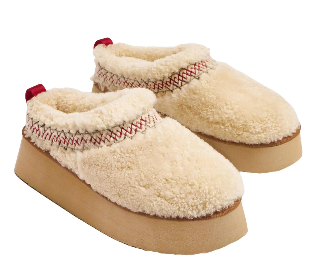 Roodobeck Platform Slippers for Women Mini Boots Plush Fleece Lining Fuzzy Slippers Slip on Short Ankle Comfy Thick Sole Fluffy Slippers with Memory Foam Insole Lootquake LLC