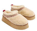 Roodobeck Platform Slippers for Women Mini Boots Plush Fleece Lining Fuzzy Slippers Slip on Short Ankle Comfy Thick Sole Fluffy Slippers with Memory Foam Insole Lootquake LLC