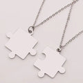 Matching Puzzle Piece Pendant Necklaces Lootquake LLC