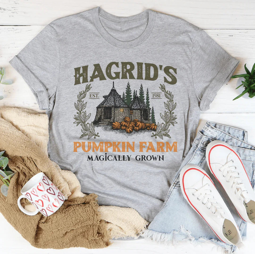 Hagrid's Pumpkin Farm Magically Grown Tee Peachy Sunday