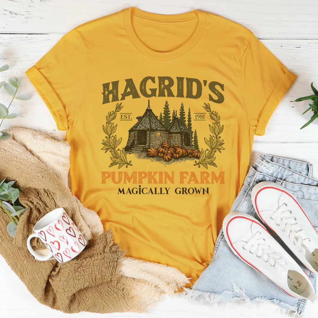 Hagrid's Pumpkin Farm Magically Grown Tee Peachy Sunday