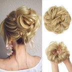 Hair Bun Extensions Messy Curly Elastic Hair Scrunchies Hairpieces Synthetic Chignon Donut Up-do Hair Pieces Clip in Hair Extension For Volumized Hair Buns For Girls Stevvex