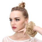 Hair Bun Extensions Messy Curly Elastic Hair Scrunchies Hairpieces Synthetic Chignon Donut Up-do Hair Pieces Clip in Hair Extension For Volumized Hair Buns For Girls Stevvex