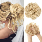 Hair Bun Extensions Messy Curly Elastic Hair Scrunchies Hairpieces Synthetic Chignon Donut Up-do Hair Pieces Clip in Hair Extension For Volumized Hair Buns For Girls Stevvex