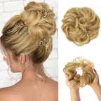 Hair Bun Extensions Messy Curly Elastic Hair Scrunchies Hairpieces Synthetic Chignon Donut Up-do Hair Pieces Clip in Hair Extension For Volumized Hair Buns For Girls Stevvex