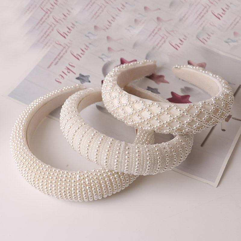 Hair Hoop women hairbands Sweet Headbands for Women Beaded Pearl Headbands Hair Accessories Gorgeous Hair Accessories For Women Stevvex