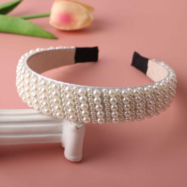 Hair Hoop women hairbands Sweet Headbands for Women Beaded Pearl Headbands Hair Accessories Gorgeous Hair Accessories For Women Stevvex