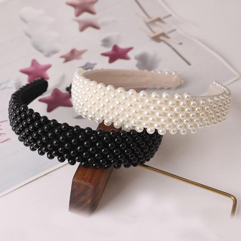 Hair Hoop women hairbands Sweet Headbands for Women Beaded Pearl Headbands Hair Accessories Gorgeous Hair Accessories For Women Stevvex
