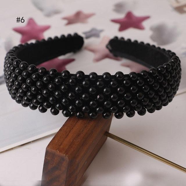 Hair Hoop women hairbands Sweet Headbands for Women Beaded Pearl Headbands Hair Accessories Gorgeous Hair Accessories For Women Stevvex