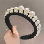 Hair Hoop women hairbands Sweet Headbands for Women Beaded Pearl Headbands Hair Accessories Gorgeous Hair Accessories For Women Stevvex