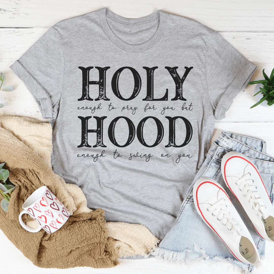 Half Hood Half Holy Tee - SJB-DIAMOND ELITES