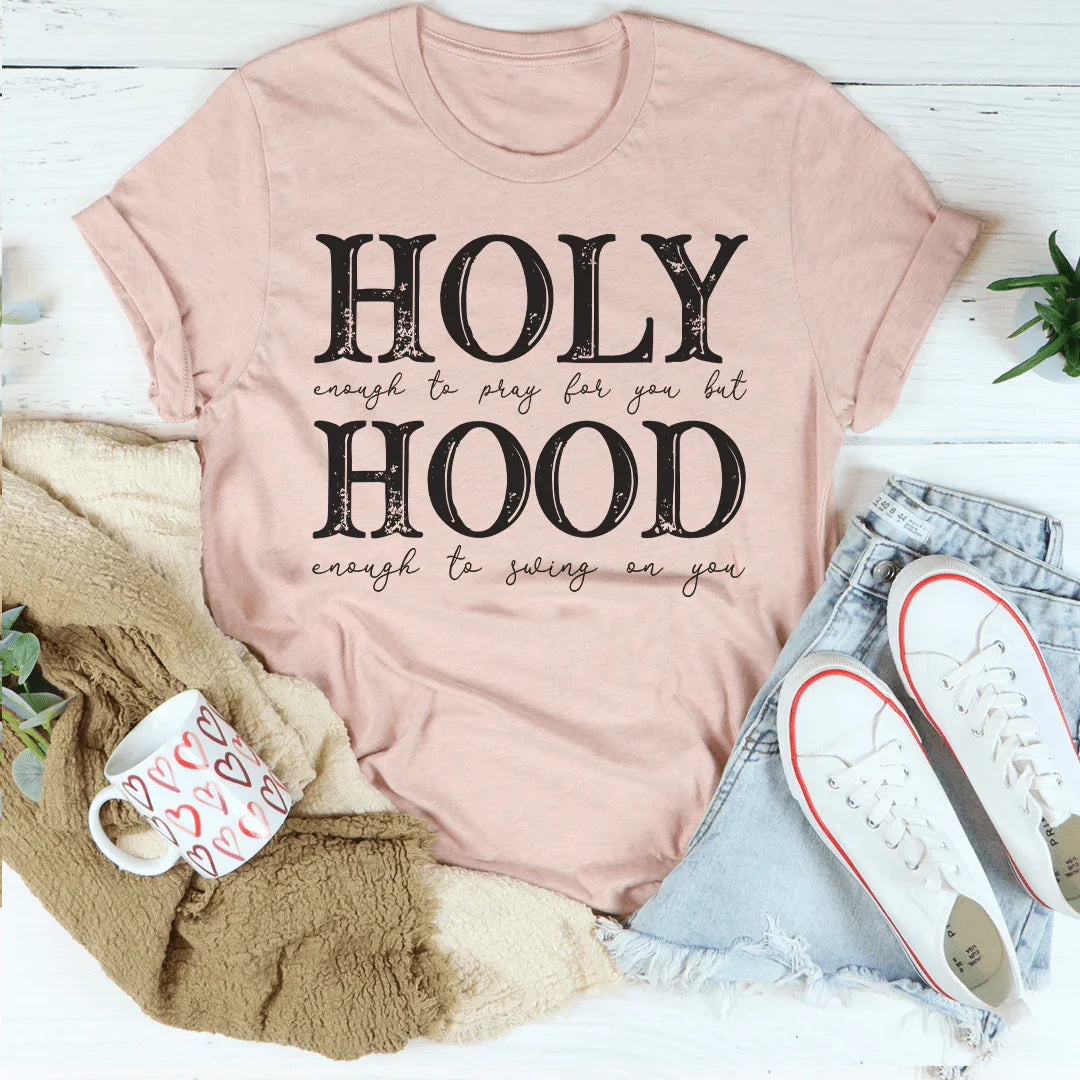 Half Hood Half Holy Tee - SJB-DIAMOND ELITES