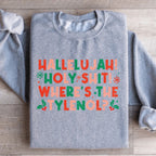Hallelujah Christmas Sweatshirt Peachy Sunday