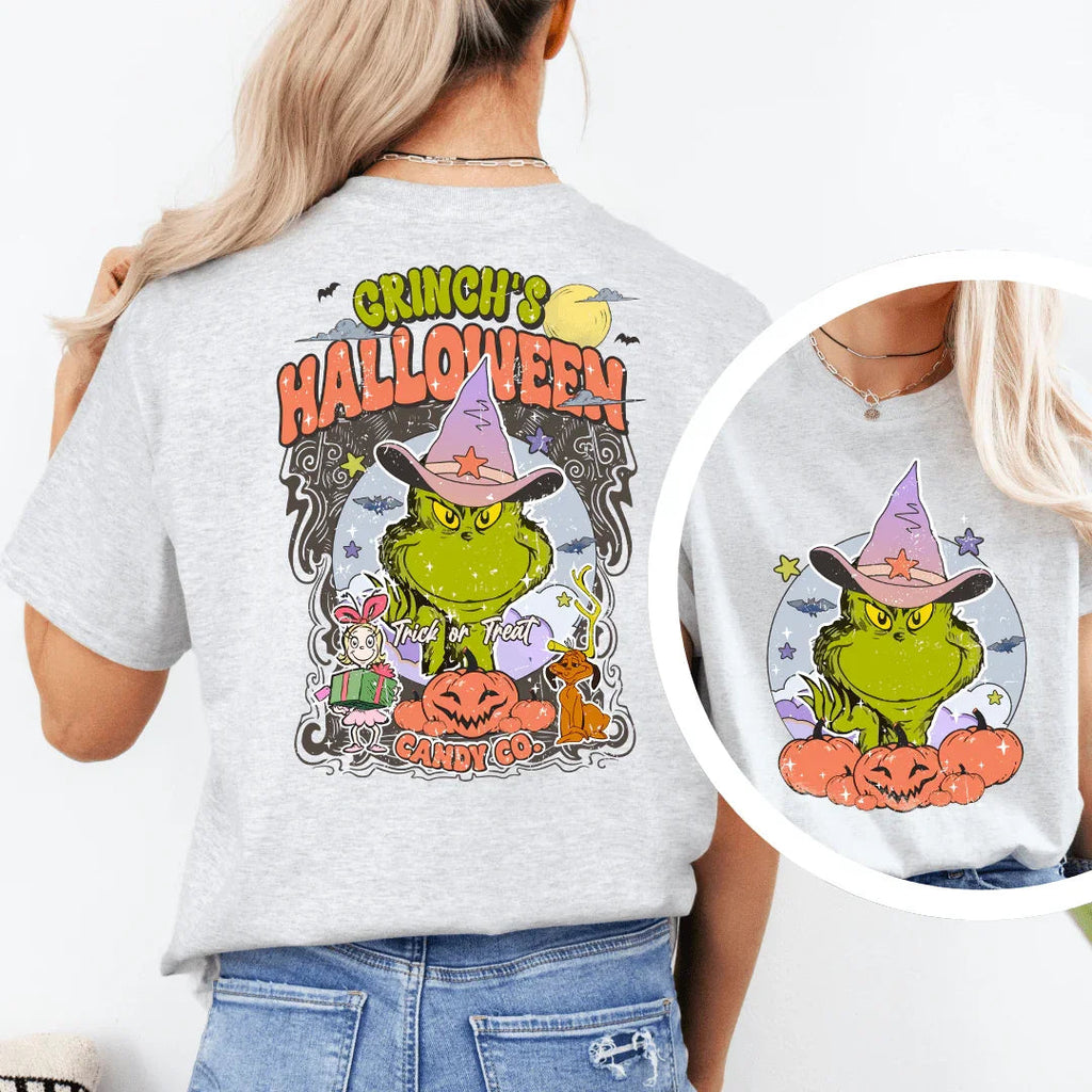 Halloween Candy Co Tee Peachy Sunday