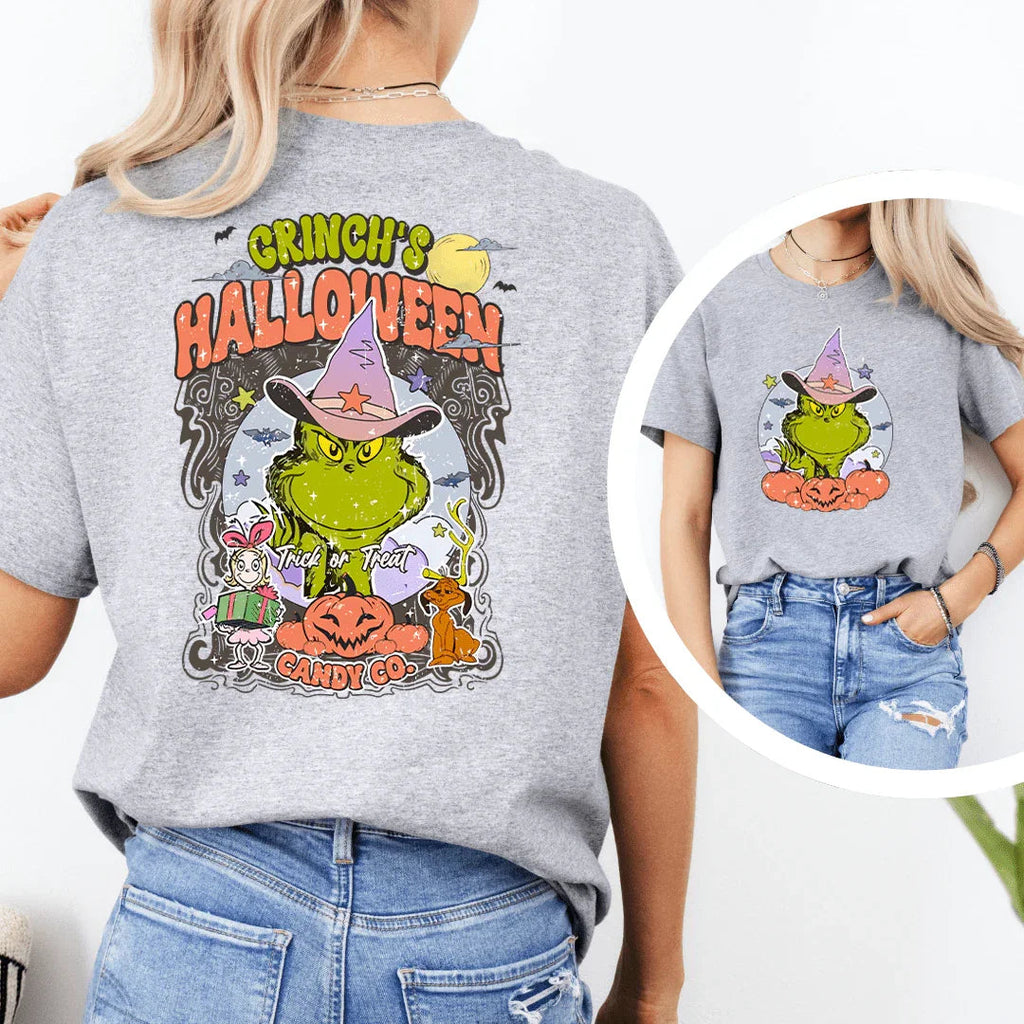 Halloween Candy Co Tee Peachy Sunday
