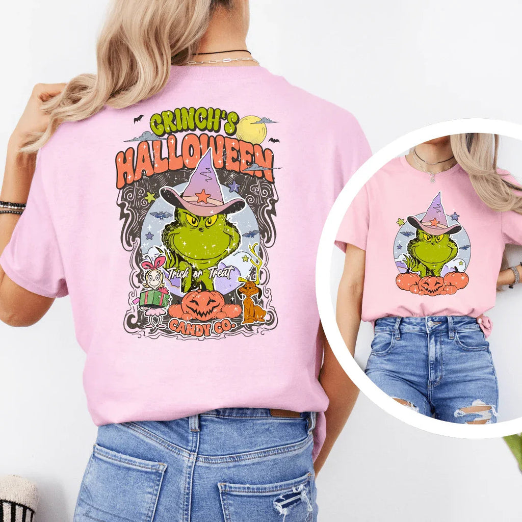 Halloween Candy Co Tee Peachy Sunday