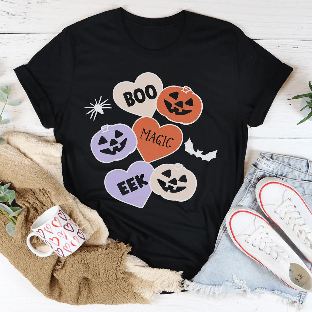 Halloween Candy Hearts Tee Peachy Sunday