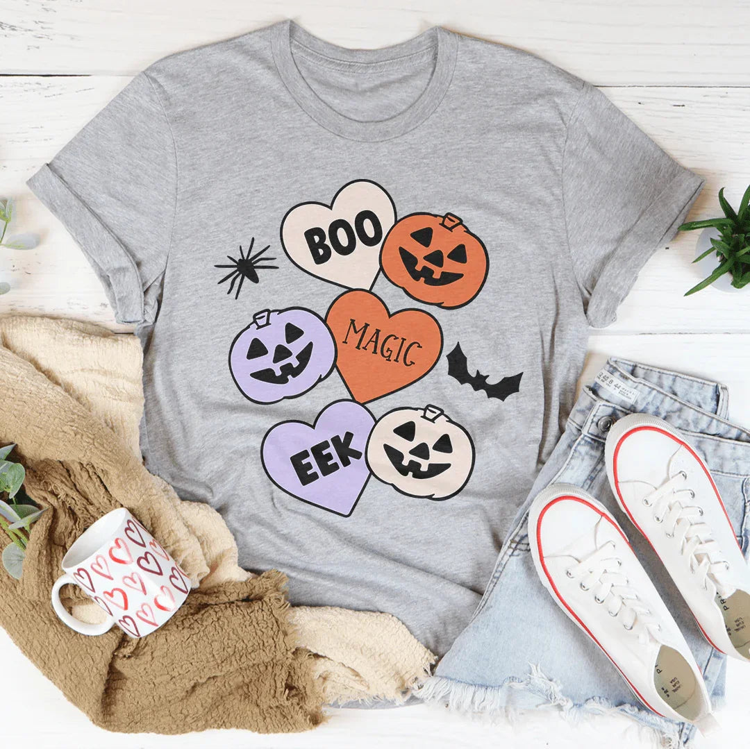 Halloween Candy Hearts Tee Peachy Sunday