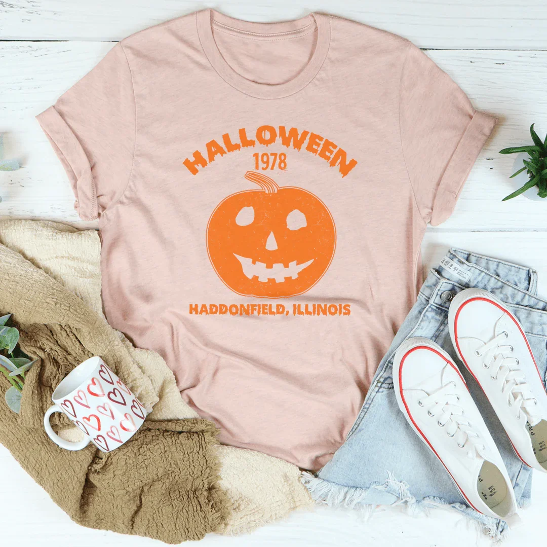 Halloween Pumpkin Tee Peachy Sunday