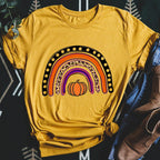 Halloween Rainbow Tee Peachy Sunday