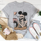 Halloween Skeleton Mouse Ears Tee