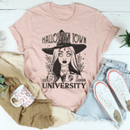 Halloween Town University Tee Peachy Sunday
