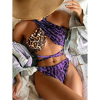 Halter Push Up Bikini Set Summer Swimsuit Women's Bikini Set Two Piece High Waist Swimsuits Push Up Halter Swimwear Striped Padded Bathing Suits Women's Swimming Suit High Waist Swimwear Female Bathing Suit Stevvex
