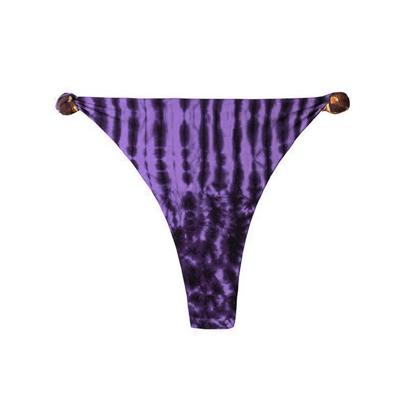 Halter Push Up Bikini Set Summer Swimsuit Women's Bikini Set Two Piece High Waist Swimsuits Push Up Halter Swimwear Striped Padded Bathing Suits Women's Swimming Suit High Waist Swimwear Female Bathing Suit Stevvex