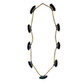 Hamsi Long Tassel Necklace Cotton Tassels Boho Indian Delicate Handmade 18in BandsCo Straps