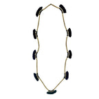 Hamsi Long Tassel Necklace Cotton Tassels Boho Indian Delicate Handmade 18in BandsCo Straps