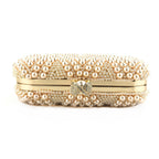 Hand-Beaded Pearl Evening Elegance Handbag (MAC286)