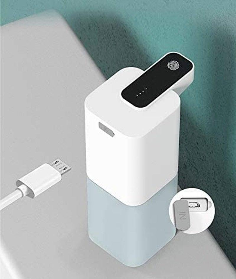 Hand Foam Liquid Soap Dispenser Automatic Soap Dispensers For Bathroom Touchless Dish Soap Dispenser Electric Hand Free Automatic Foaming Hand Soap Dispenser Touchless Soap Dispenser USB Rechargeable Automatic Soap Dispenser For Bathroom Kitchen Stevvex