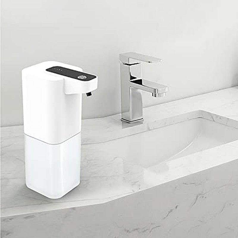 Hand Foam Liquid Soap Dispenser Automatic Soap Dispensers For Bathroom Touchless Dish Soap Dispenser Electric Hand Free Automatic Foaming Hand Soap Dispenser Touchless Soap Dispenser USB Rechargeable Automatic Soap Dispenser For Bathroom Kitchen Stevvex