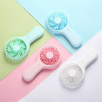 Handheld Small Fan Cooler Portable Small USB Charging Fan Mini Silent Charging Desk Dormitory Office Student Gifts Long Endurance Rechargeable Personal Fan for Kids Girls Women Men Home Office Indoor Outdoor Travel Stevvex