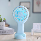 Handheld Small Fan Cooler Portable Small USB Charging Fan Mini Silent Charging Desk Dormitory Office Student Gifts Long Endurance Rechargeable Personal Fan for Kids Girls Women Men Home Office Indoor Outdoor Travel Stevvex