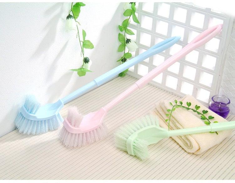 Handheld Toilet Cleaning Brush Household Toilet Cleaning Toilet Stain Powerful Stain Removal Brush Bathroom Accessories  Cleaning Tools For Bathroom Shower Sliding Door Tracks Kitchen Edge Corner Window Cleaning Brush Stevvex