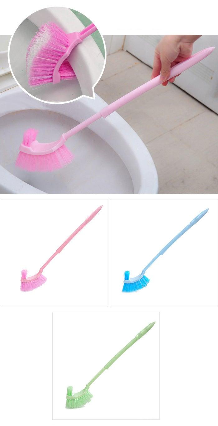 Handheld Toilet Cleaning Brush Household Toilet Cleaning Toilet Stain Powerful Stain Removal Brush Bathroom Accessories  Cleaning Tools For Bathroom Shower Sliding Door Tracks Kitchen Edge Corner Window Cleaning Brush Stevvex
